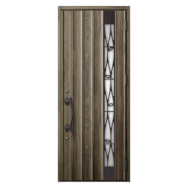 LIXIL | 玄関まわり | 玄関ドア | ジエスタ2・ジエスタ2防火戸 | バリエーション | ドアデザイン | P14型（防火戸あり） |  クリエラスク