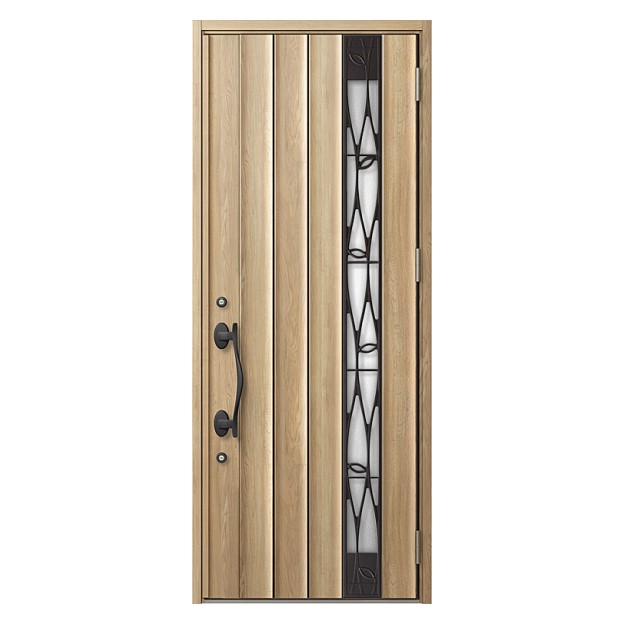 LIXIL | 玄関まわり | 玄関ドア | ジエスタ2・ジエスタ2防火戸 | バリエーション | ドアデザイン | P14型（防火戸あり） |  クリエラスク