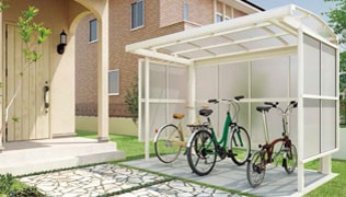 LIXIL | カースペース | サイクルポート・駐輪場屋根・自転車置き場